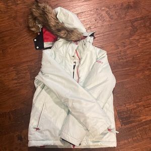 Mint Green, Girls Ski Coat
